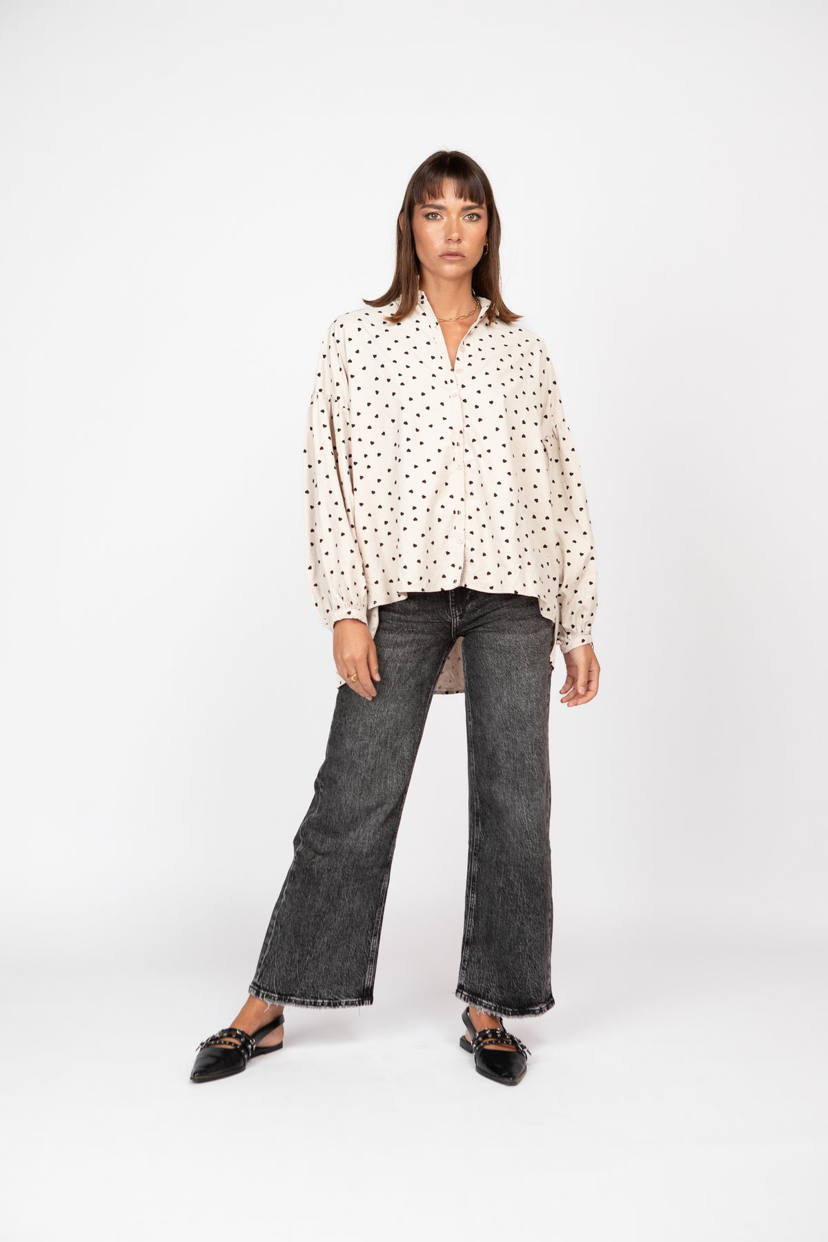 BLUSA MILAN - Beige / Talla única