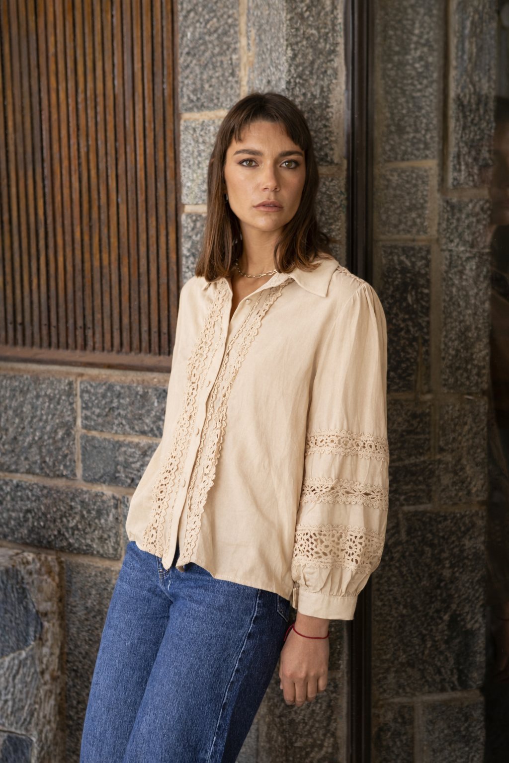 BLUSA ANCUD - Beige / S