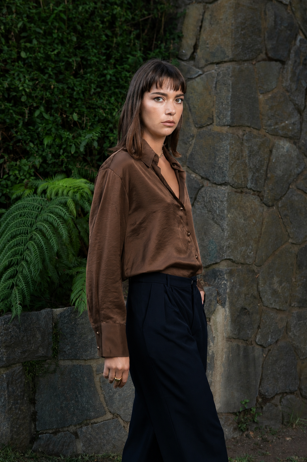 BLUSA CONTULMO - Café / S